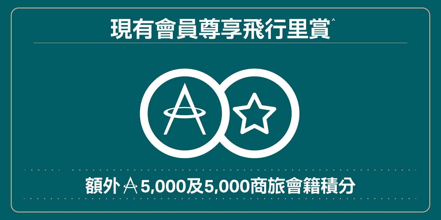 Existing member flight award